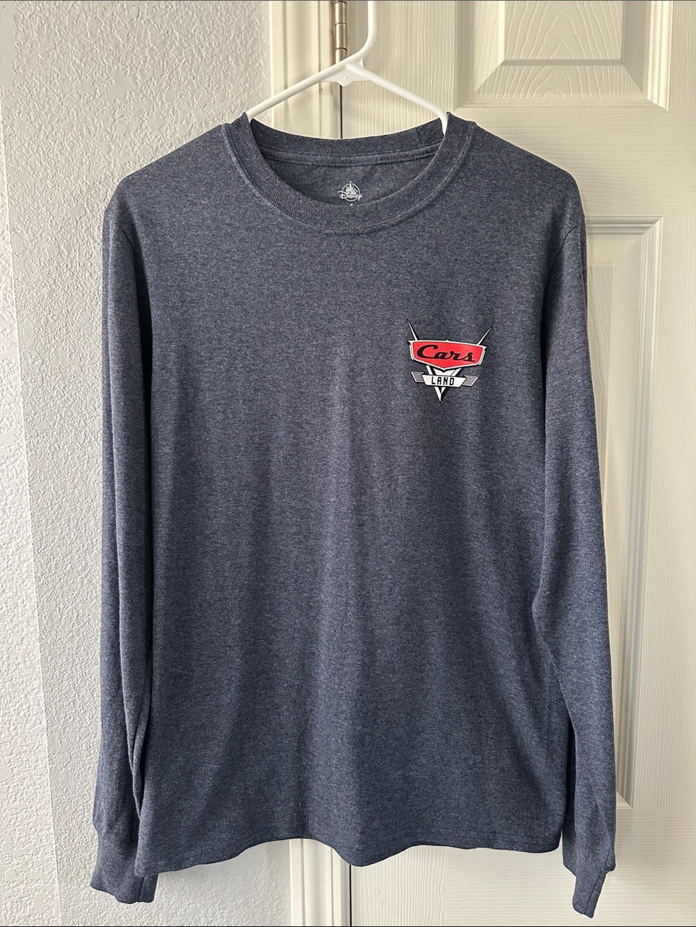 NWT Disney Men's Long-Sleeve shirt Cars Land Radiator Springs Racers sz S